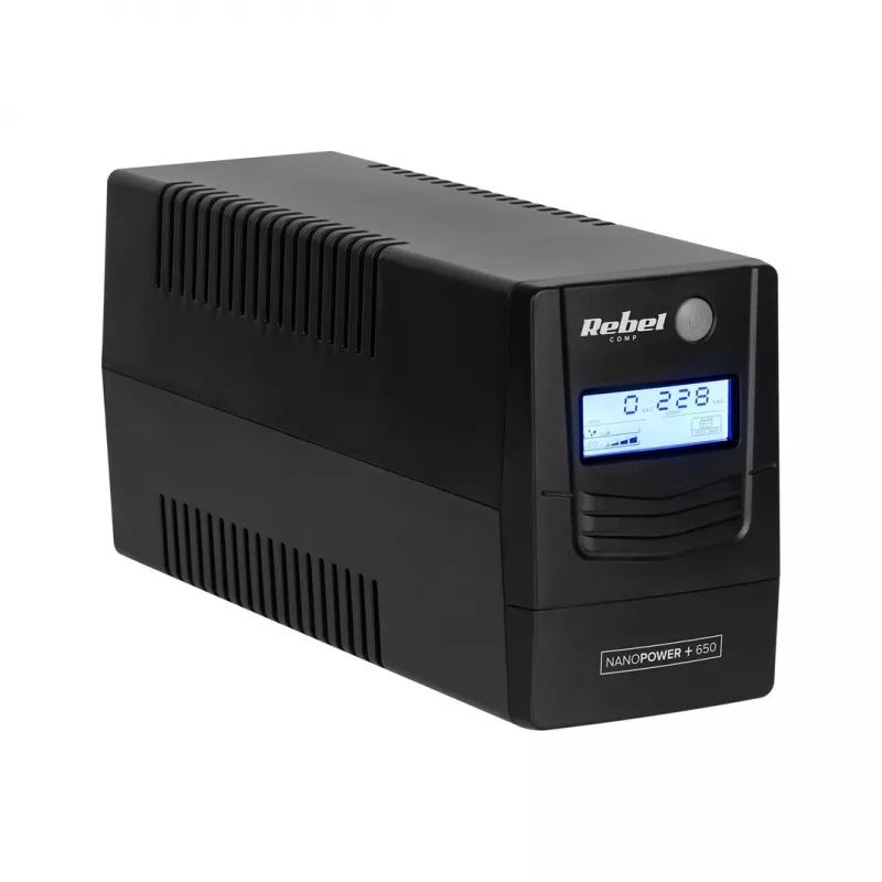 Rebel Nanopower Plus 1000 USV | Off-line | Sinusoida | 1000VA | 600W | LCD | USB