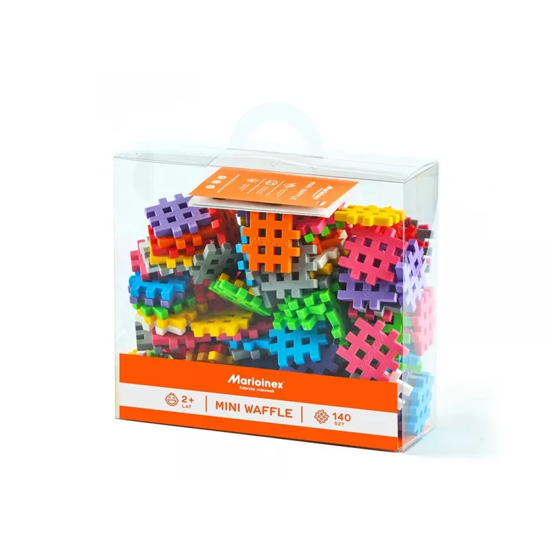 Marioinex Mini Waffle 140 Bausatz — 140 Teile, mehrfarbig, für Kinder ab 3 Jahren