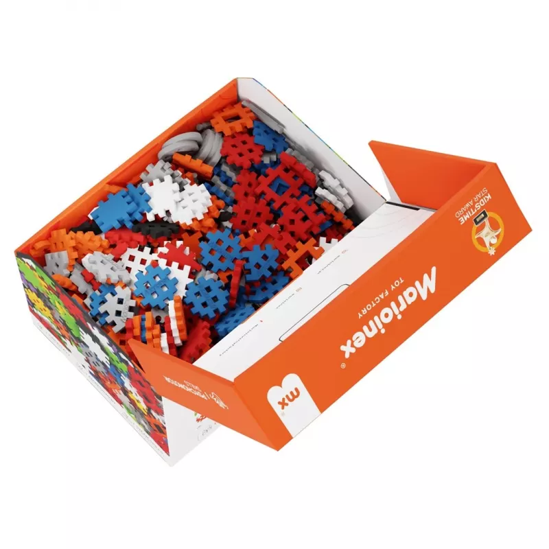 Spielzeug-Baukastenset Marioinex Mini Waffle Konstruktor 500, 500 Teile, maschinenwaschbar, mehrfarbig
