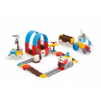 Bausteinset Marioinex 902820 — 140-teilige Mini-Waffelbausteine für Jungen