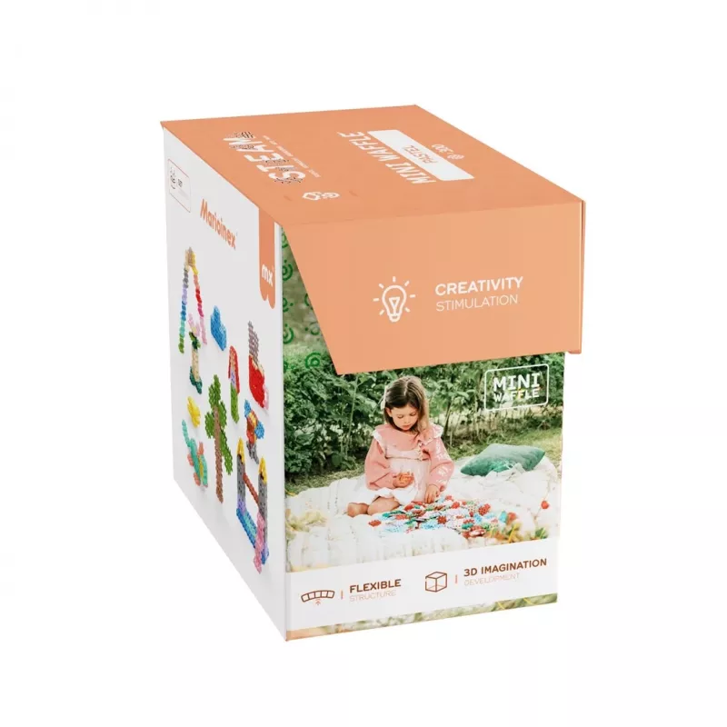 Marioinex Mini Waffle Bausteine, pastell, 300 Teile
