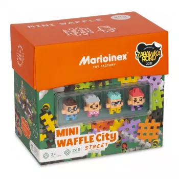 Baukasten Marioinex Waffle mini Blöcke – Straße, 280 Teile