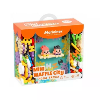 Spielzeug-Baukasten Marioinex Blocks Waffle mini Food Truck 904244 buntes Bauset