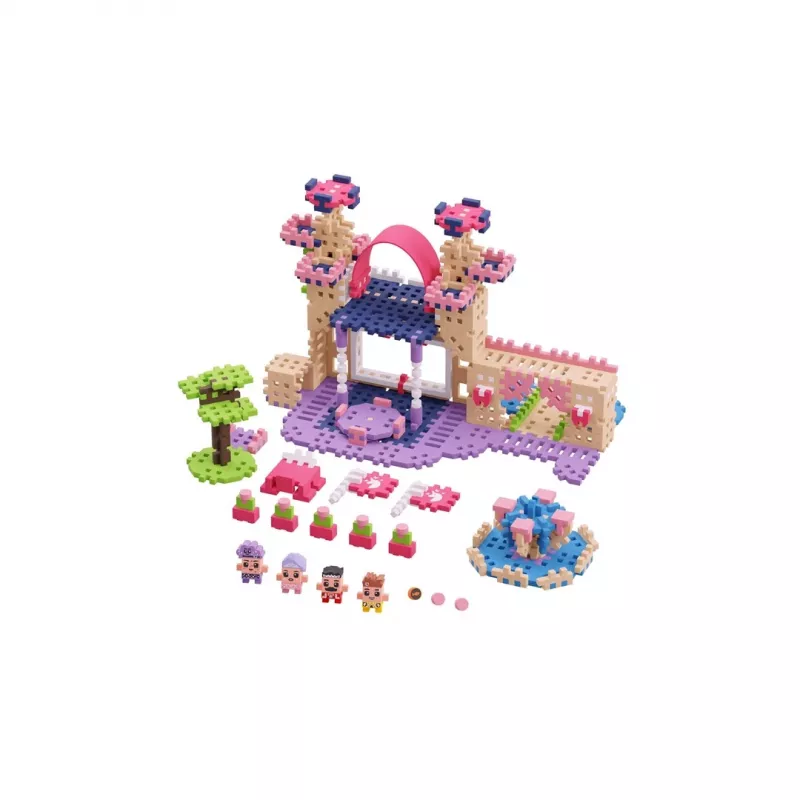 Spielzeug-Bauset Marioinex Waffle Mini Blocks Princess — 280 Teile, mehrfarbig, Box, Alter 6+