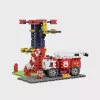 Spielzeugbauset Marioinex Waffle Blocks Feuerwehrstation 280 Teile, Modell 906279