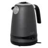 Adler Wasserkocher | AD 1295g SS | Elektrisch | 2200 W | 1,7 L | Edelstahl | 360° drehbarer Sockel | Grau
