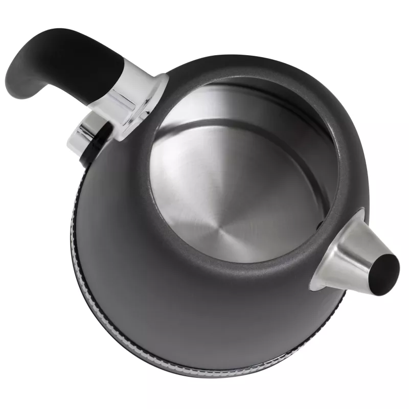 Adler Wasserkocher | AD 1295g SS | Elektrisch | 2200 W | 1,7 L | Edelstahl | 360° drehbarer Sockel | Grau