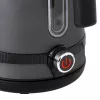 Adler Wasserkocher | AD 1295g SS | Elektrisch | 2200 W | 1,7 L | Edelstahl | 360° drehbarer Sockel | Grau