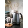 Adler Wasserkocher | AD 1295g SS | Elektrisch | 2200 W | 1,7 L | Edelstahl | 360° drehbarer Sockel | Grau