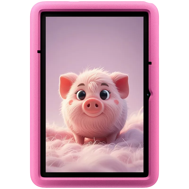 Blackview Tab A6 Kids, Tablet, 10,1 Zoll 800*1280 HD+ IPS, A523 Octa-Core 1,8 GHz, 4 GB + 128 GB, 5100 mAh; WLAN, 5 MP Front-/8 MP Rückkamera, Android 14, Rosé