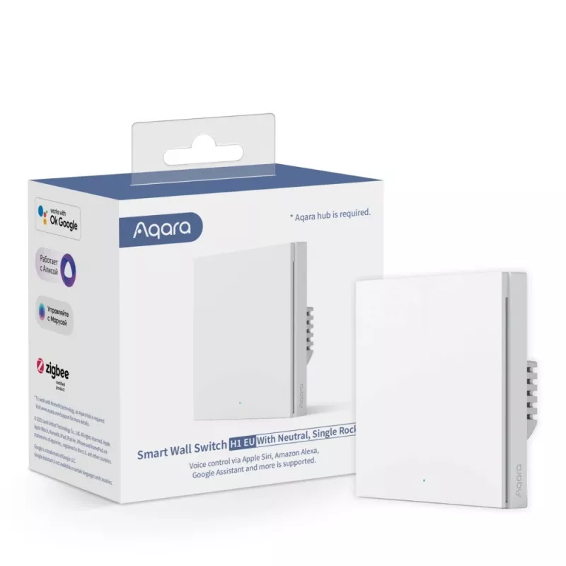 Doppelschalter mit Neutralleiter WS-EUK03 Aqara
