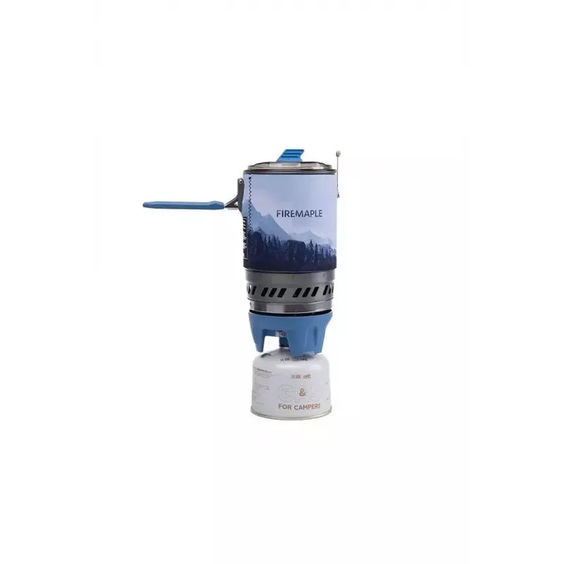 Tragbarer Kocher Fire-maple FMS-X5 — leichter kompakter Outdoor-Kocher, klappbare Beine, Einzelbrenner