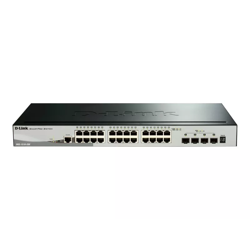 D-Link DGS-1510 Managed L3 Gigabit Ethernet (10/100/1000) Schwarz