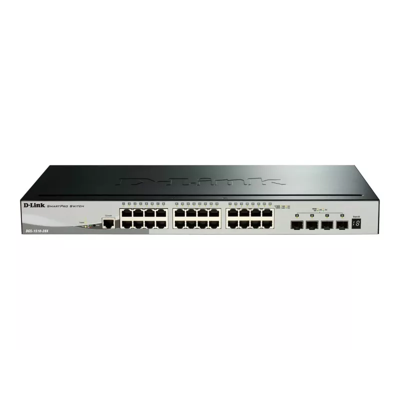 D-Link DGS-1510 Managed L3 Gigabit Ethernet (10/100/1000) Schwarz