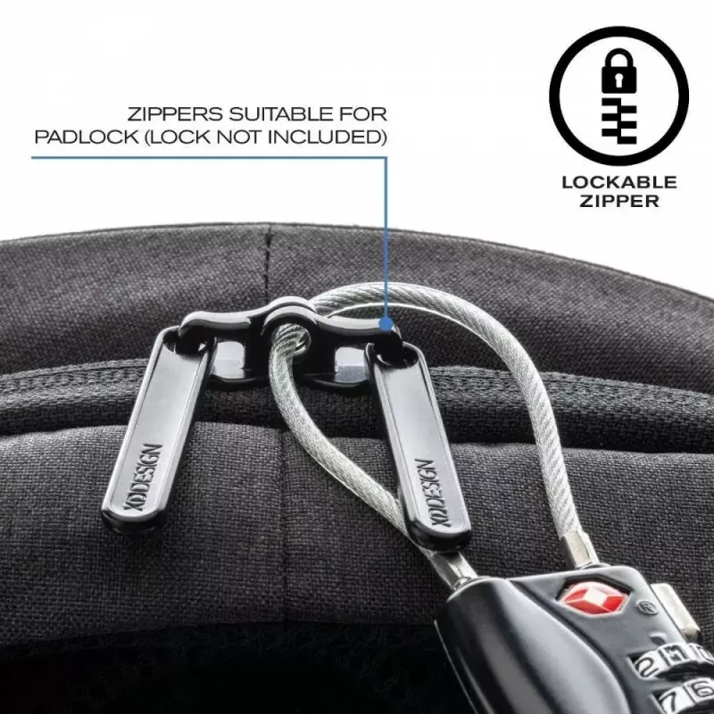 Rucksack XDDESIGN Bobby Hero Small — Diebstahlhemmender wasserabweisender Alltagsrucksack, kompakte Größe