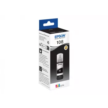 EPSON 108 EcoTank Schwarze Tintenflasche