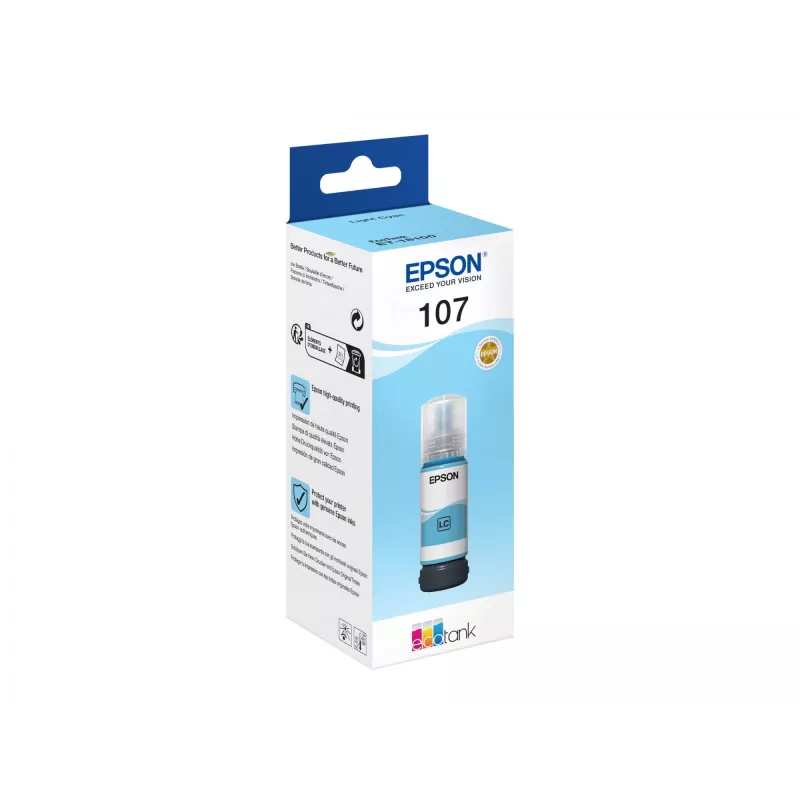 EPSON 108 EcoTank HellCyan Tintenflasche