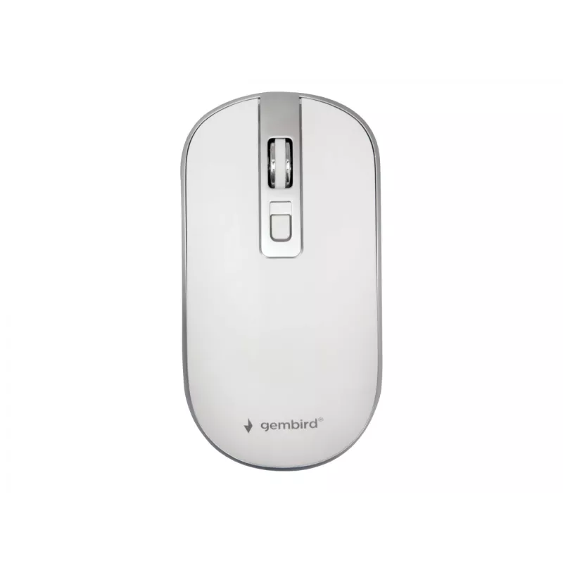 Maus USB Optisch Kabellos WEISS/SILBER MUSW-4B-06-WS Gembird