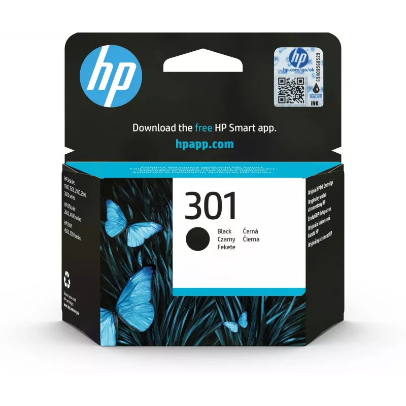 HP 301 Original-Tintenpatrone schwarz Standardkapazität 3 ml
