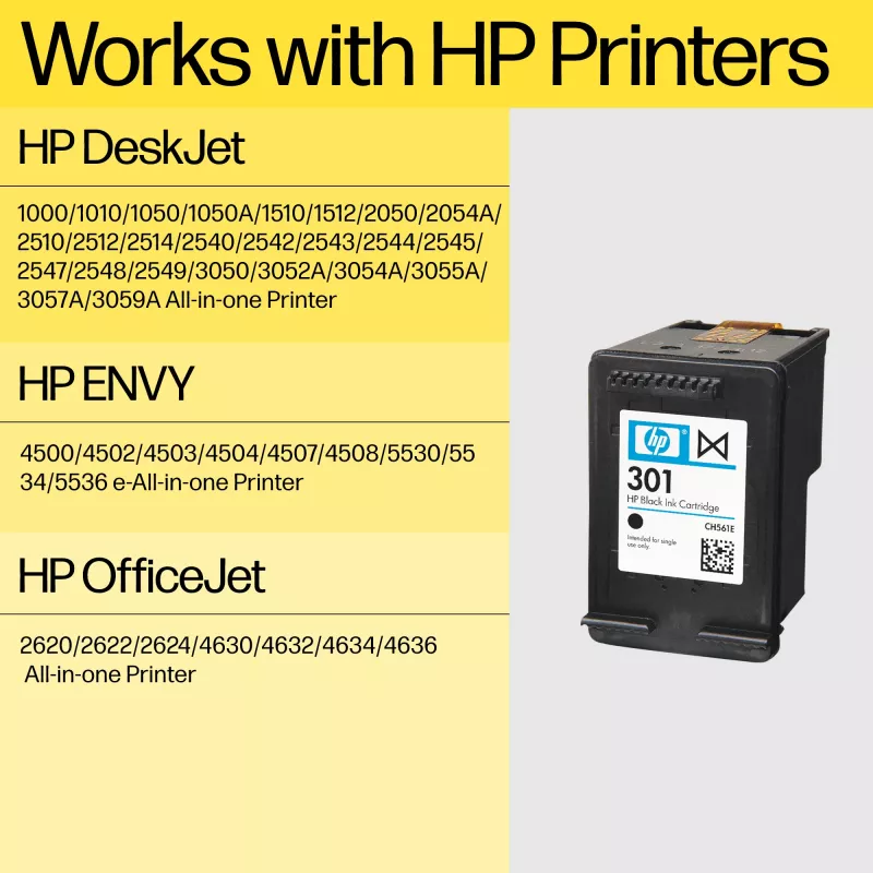 HP 301 Original Tintenpatrone, 3-Farben