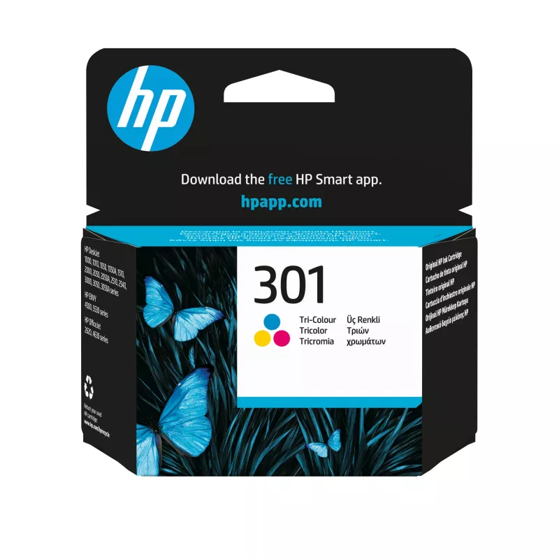 HP 301 Original Tintenpatrone, 3-Farben