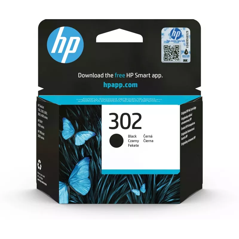 HP 302 Schwarz Original Tintenpatrone