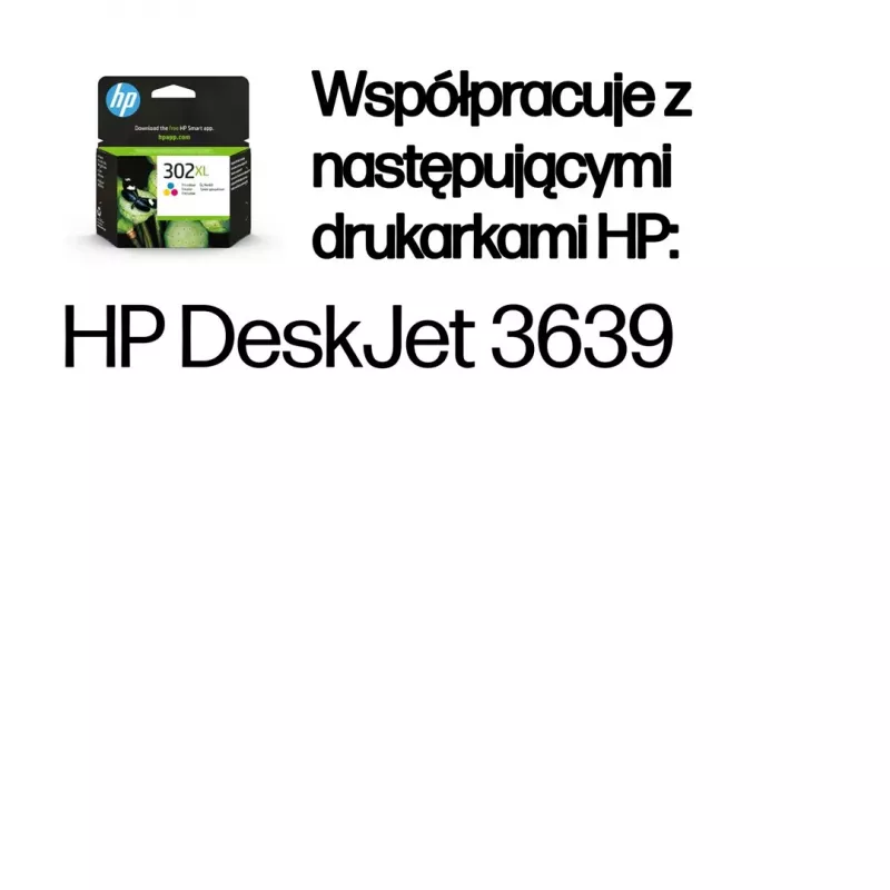 HP 302XL High Yield Tri-color Original Tintenpatrone
