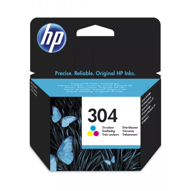 HP 304 Tri-Color Original-Tintenpatrone