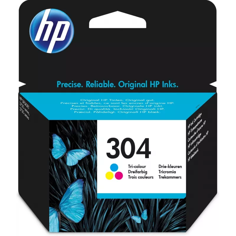 HP 304 Tri-Color Original-Tintenpatrone