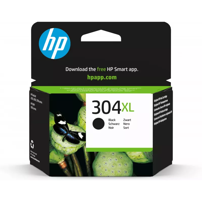 HP 304XL Schwarze Tintenpatrone