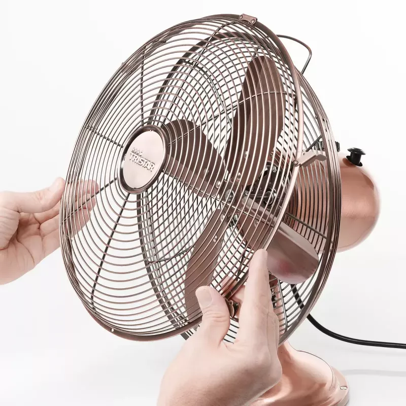 Tischventilator Tristar VE-5970 Retro Tischventilator Kupfer 30 cm