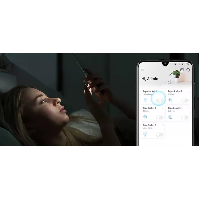 Tapo P100 V2 - Smart Plug - Mini - kabellos - 802.11b/g/n, Bluetooth 4.2 - 2