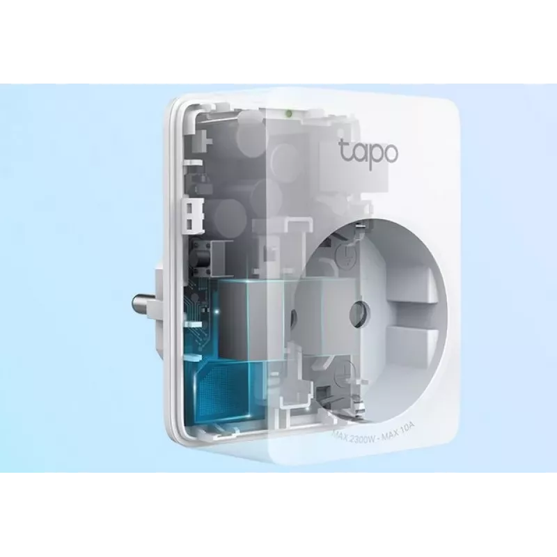 Tapo P100 V2 - Smart Plug - Mini - kabellos - 802.11b/g/n, Bluetooth 4.2 - 2