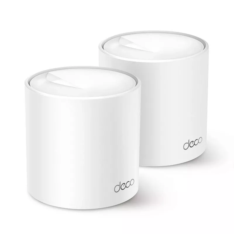 Wireless Router | TP-LINK | Wireless Router | 2er-Pack | 5400 Mbit/s | Mesh | IEEE 802.11a | IEEE 802.11n | IEEE 802.11ac | IEEE 802.11ax | 2x10/100/1000M | DECOX60(2-PACK)