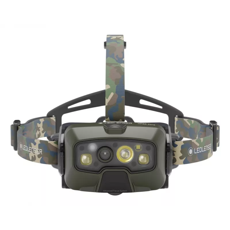 Ledlenser HF8R Core RGB Camouflage - Stirnlampen Taschenlampe LED, grün
