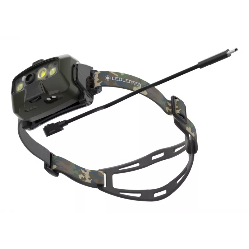 Ledlenser HF8R Core RGB Camouflage - Stirnlampen Taschenlampe LED, grün