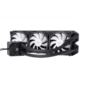 Alphacool Eisbaer Pro Aurora 360 Prozessor All-in-One-Flüssigkeitskühler 12 cm Schwarz, Weiß 1 St.
