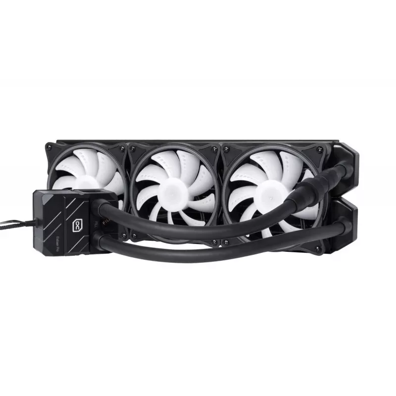 Alphacool Eisbaer Pro Aurora 360 Prozessor All-in-One-Flüssigkeitskühler 12 cm Schwarz, Weiß 1 St.