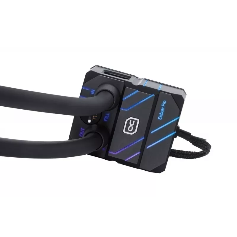 Alphacool Eisbaer Pro Aurora 360 Prozessor All-in-One-Flüssigkeitskühler 12 cm Schwarz, Weiß 1 St.