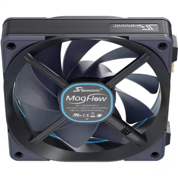 MagFlow 1225 PWM (1-Fan Kit) 120,4 x 124,2 x 26,6 mm / Fluiddynamisches Lager / 63,33 CFM / 33,78 dBa / 2200 U/min / Magnetkabel für einfache Installation (MAGFLOW-1)