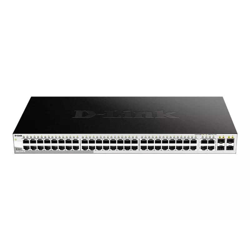 D-Link 48-Port Gigabit Smart Managed Switch mit 4 Combo 1000BASE-T/SFP-Ports
