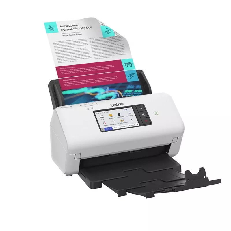 ADF Scanner Brother ADS-4700W 600 x 600 DPI A4 Schwarz-Weiß