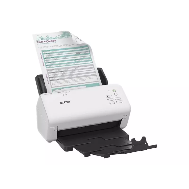 ADF-Scanner Brother ADS-4300N – A4, 600 x 600 DPI, Duplex, 80-Blatt-ADF, Dual CIS, LED (Schwarz/Weiß)