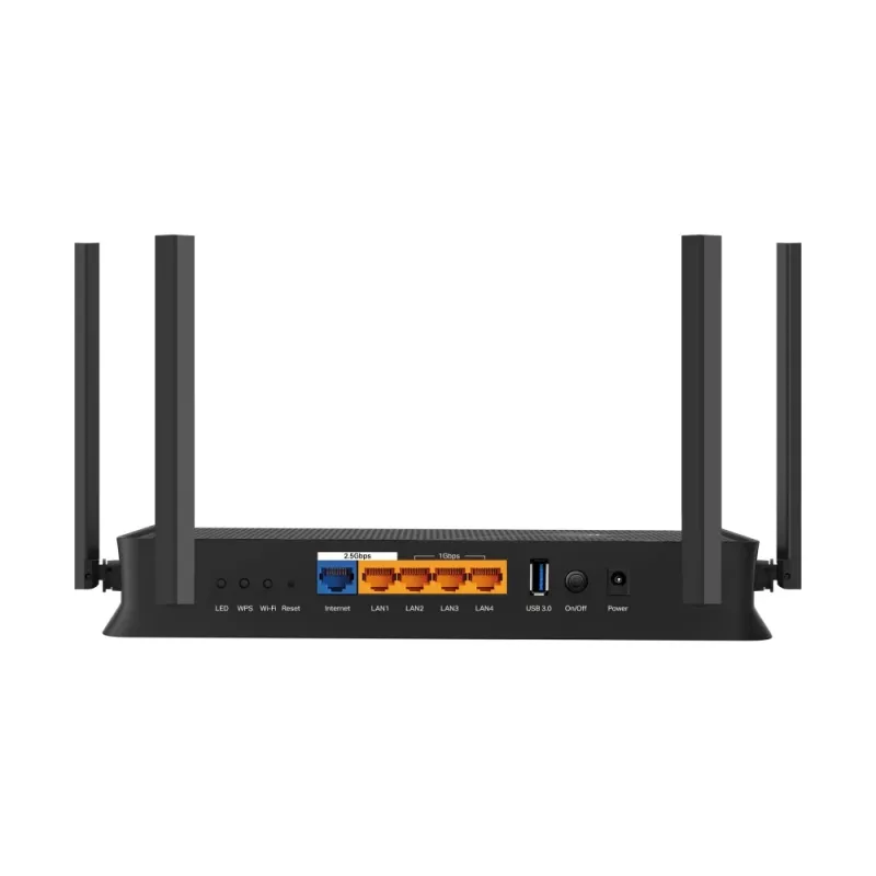 TP-Link Archer BE3600 WLAN-Router 2,5 Gigabit Ethernet Dualband (2,4 GHz / 5 GHz) Schwarz