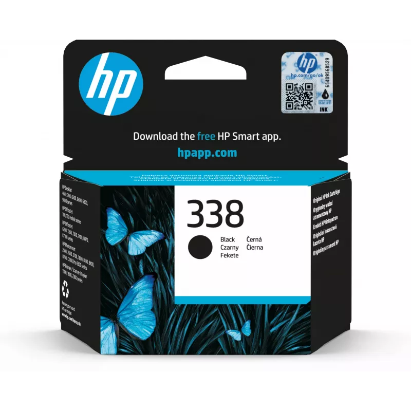 HP 338 Tinte 11ml schwarz PS8150 8450 DJ5740 6540 6840 PSC2610 2710 2355 (ML)