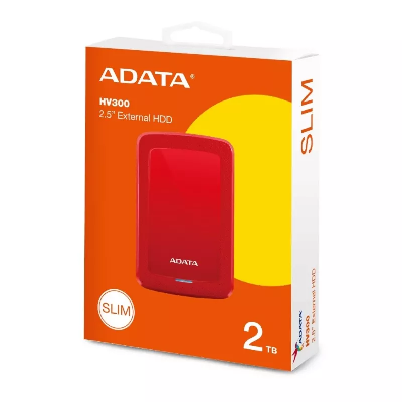 DashDrive HV300 2TB 2,5 Zoll USB 3.1 Rot