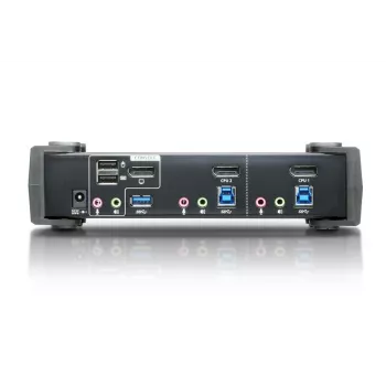 ATEN 2-Port USB 3.1 Gen 1 4K DisplayPort 1.2 KVMP™ Switch mit Audio (KVM-Kabel enthalten)