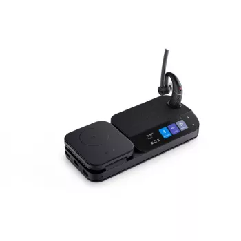 Yealink BH71-WORKSTATION Kopfhörer/Headset Kabellos In-Ear Büro/Callcenter Bluetooth Ladestation Schwarz