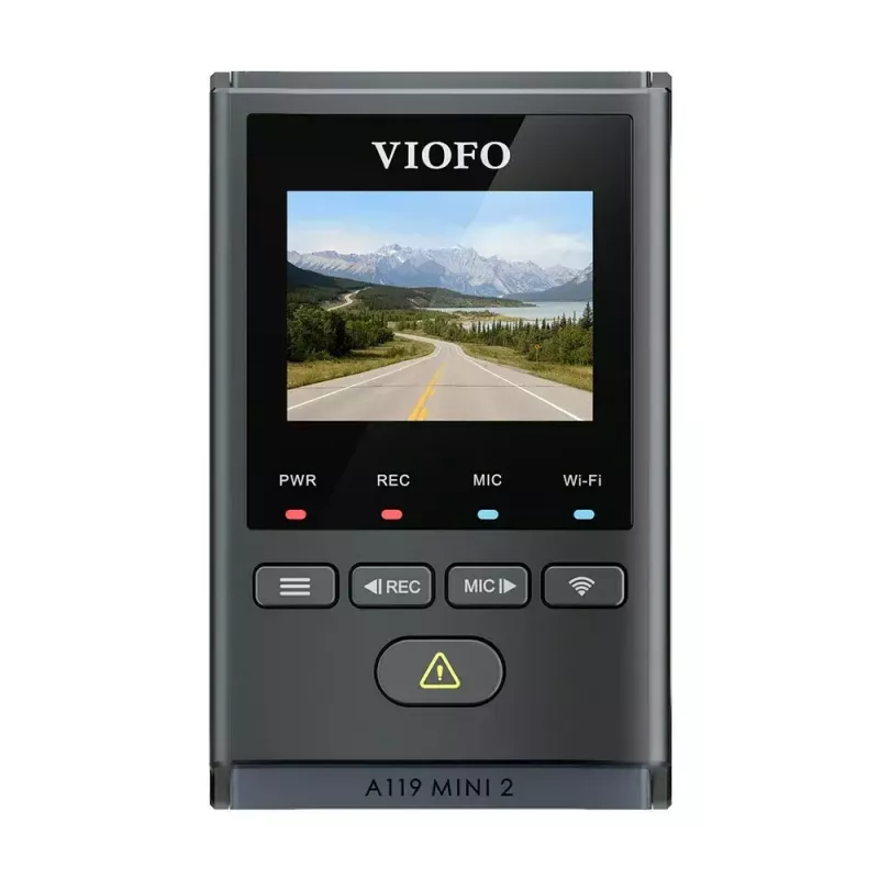 Dashcam VIOFO A119 MINI 2-G GPS – 1‑Kanal Quad HD 2560×1440, Sony STARVIS 2 IMX675, 60 fps, 140° F1.6, GPS, Wi‑Fi, Dual‑Band, Parkmodus