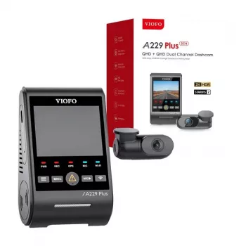 Dashcam VIOFO A229 PLUS 2CH 2K + 2K WiFi GPS A229 PLUS 2CH-G